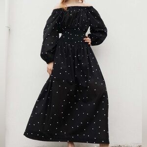 Three Graces London Dress Flossie Cotton Maxi US 2‎ UK 6